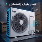بررسی راندمان مصرف انرژی آ مثبت و کمپرسور اینورتر یونیت خارجی داکت اسپلیت وستن ایر تک فاز در شمعک کالا