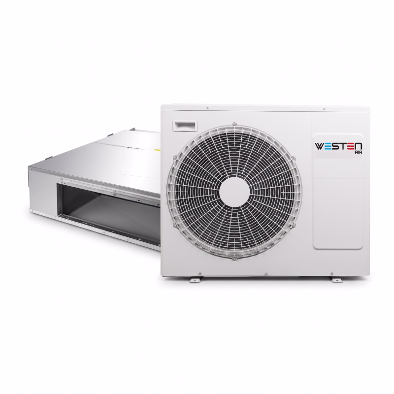 westen-air-single-phase-inverter-duct-split داکت اسپلیت وستن ایر تک فاز مجهز به اینورتر به همراه یونیت داخلی و خارجی در شمعک کالا