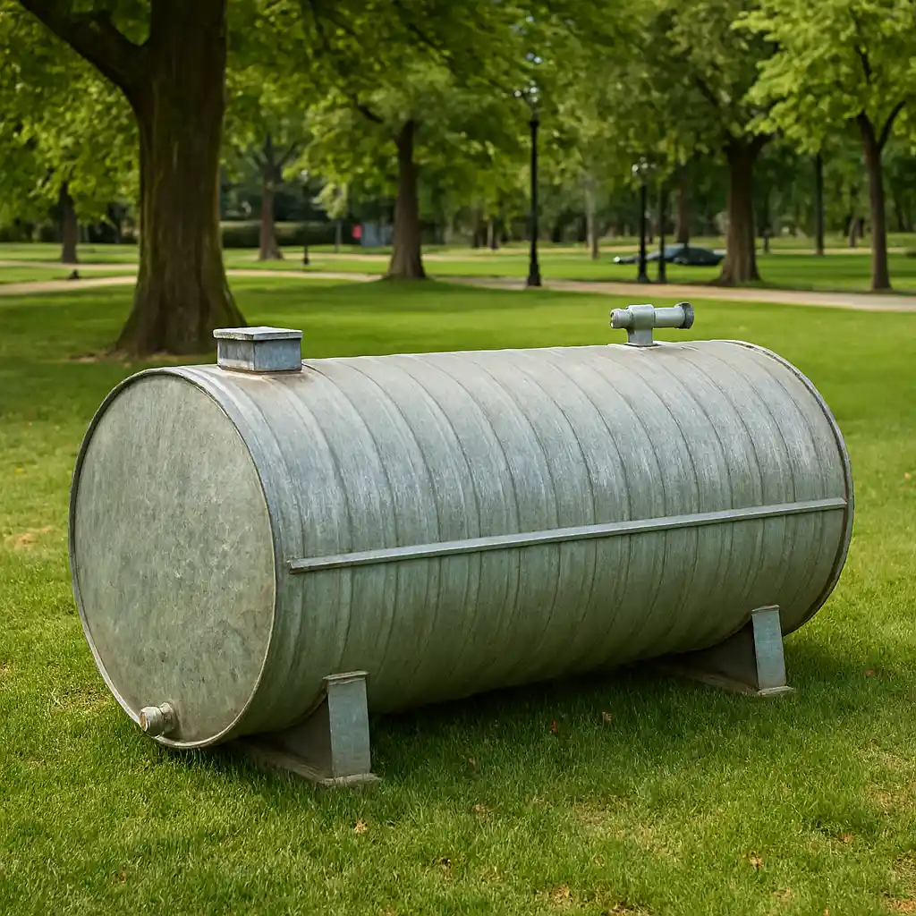 منبع گالوانیزه خوابیده