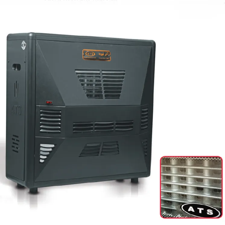 azartahvieh-a610-miniheater مینی هیتر گازی چدنی فن دار آذر تهویه مدل A610