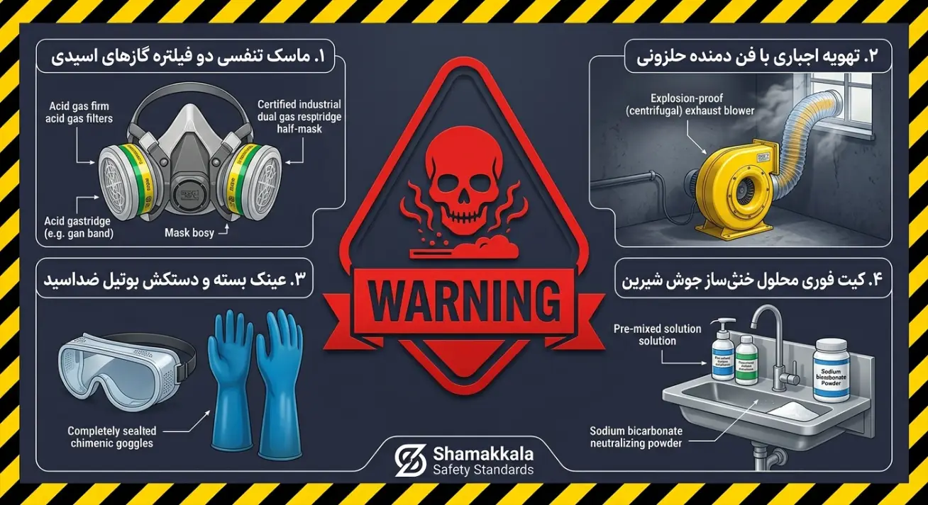 نکات ایمنی خط قرمز؛ خطرات گازهای متصاعد شده در فضای موتورخانه
