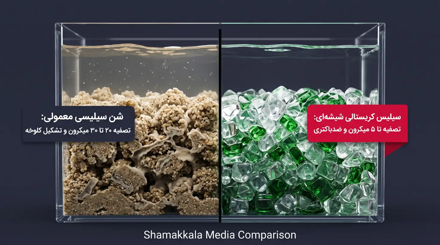 انتخاب فیلتر شنی متناسب با دبی خروجی پمپ