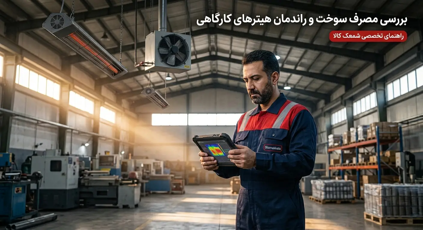 مصرف گاز و برق انواع هیتر و بخاری کارگاهی؛ بررسی ایمنی و راندمان